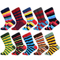 Men's Fashion Striped  High- Quality Brand Classic Socks