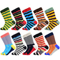 Men's Fashion Striped  High- Quality Brand Classic Socks