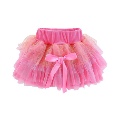 Girls Cute Outfits Cartoon Cat T-shirt and Tutu Skirt Set