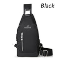 Men's USB charging Multifunction Crossbody Messenger Bags