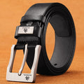 Genuine High--Quality Buckle Jeans Cowskin Casual Leather Belts