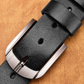 Genuine High--Quality Buckle Jeans Cowskin Casual Leather Belts