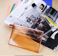 A5 A6 Clear Portable Flat Water Bottle Notebook Bottle