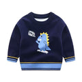 Children's Pullover knitted  Cute Cartoon O-neck Jumper