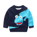 Children's Pullover knitted  Cute Cartoon O-neck Jumper