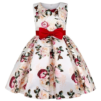 New Girls Floral Elegant Party Birthday Wedding Dresses