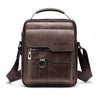 Men's Crossbody Large Capacity  Leather Bag