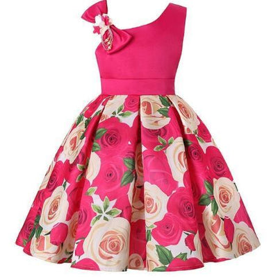 New Girls Floral Elegant Party Birthday Wedding Dresses