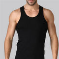 Men’s Classic 100% Cotton Sleeveless Singlets Fitness Vest