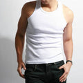 Men’s Classic 100% Cotton Sleeveless Singlets Fitness Vest