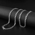 Fashion Stainless Steel Chain Necklace Long Hip Hop