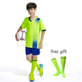 Customised Kids Soccer sets football Jersey with free socks