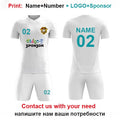 Customised Kids Soccer sets football Jersey with free socks