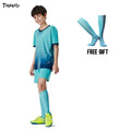 Customised Kids Soccer sets football Jersey with free socks