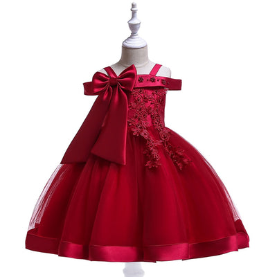 New Girls Floral Elegant Party Birthday Wedding Dresses