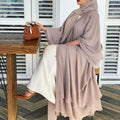 Hijab Chiffon Open Abaya Kaftan