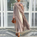 Hijab Chiffon Open Abaya Kaftan