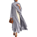 Hijab Chiffon Open Abaya Kaftan