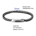 Vintage Chain Link Men's Handmade Bracelet Stainless Steel